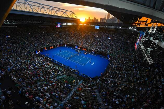 Themen der Woche - SPORT Bilder des Tages - SPORT Rod Laver Arena TENNIS : AUSTRALIAN OPEN 2018 antoinecouvercelle panoramic 