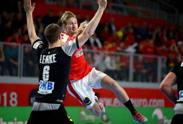 European Handball Championship, Group II, 4th round, Germany - Denmark 21.01.2018., Arena Varazdin, Varazdin, Croatia - 2018 European Men s Handball Championship, Group II, 4th round, Germany - Denmark. Peter Balling Christensen.  IgorxKralj PIXSELL