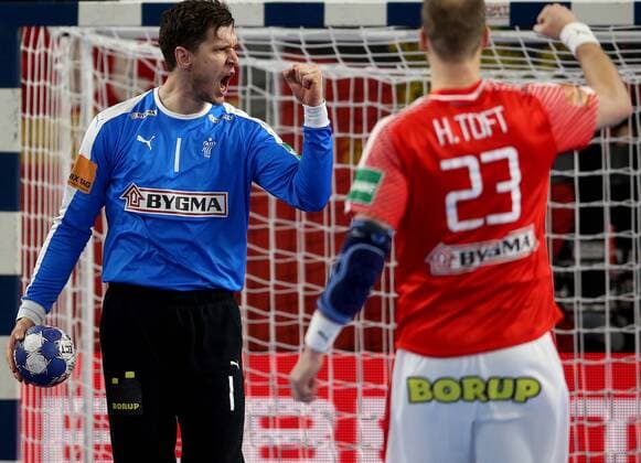 European Handball Championship, Group II, 4th round, Germany - Denmark 21.01.2018., Arena Varazdin, Varazdin, Croatia - 2018 European Men s Handball Championship, Group II, 4th round, Germany - Denmark. Niklas Landin Jacobsen.  IgorxKralj PIXSELL