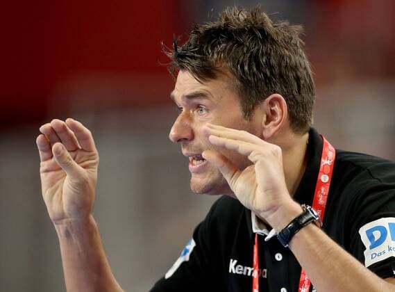 European Handball Championship, Group II, 4th round, Germany - Denmark 21.01.2018., Arena Varazdin, Varazdin, Croatia - 2018 European Men s Handball Championship, Group II, 4th round, Germany - Denmark. Christian Prokop.  IgorxKralj PIXSELL