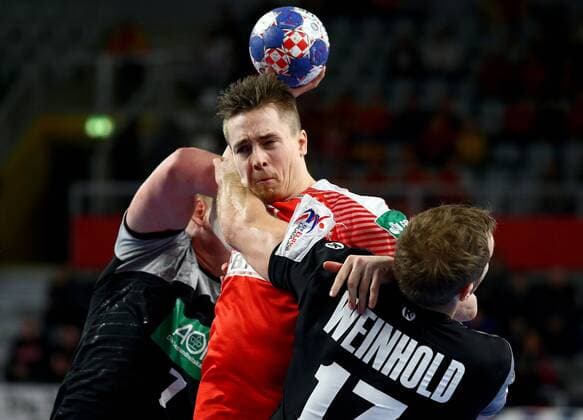 European Handball Championship, Group II, 4th round, Germany - Denmark 21.01.2018., Arena Varazdin, Varazdin, Croatia - 2018 European Men s Handball Championship, Group II, 4th round, Germany - Denmark.  IgorxKralj PIXSELL
