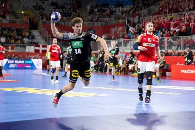 Rune Dahmke Nr 34 Germany in the counterattack Germany Denmark round handball EHF euro 2018 21 01 18 Varazdin-Varazdin Croatia Varazdin arena Copyright: xAgentur54Gradx xFelixxKoenigx