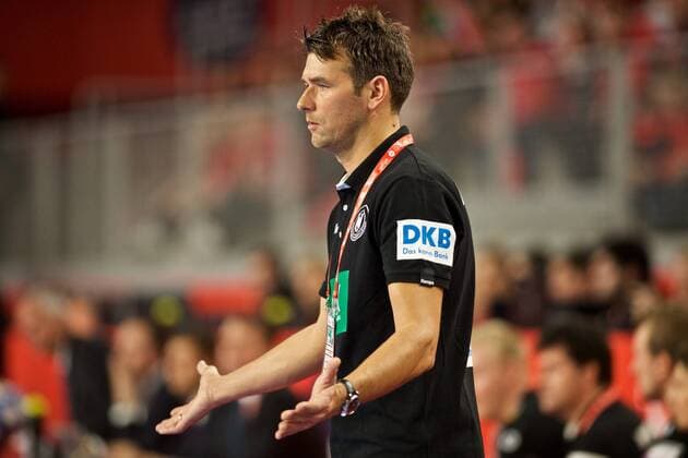 Handball Varazdin 21 01 2018 Championship men s men euro Championships second round Germany GER Denmark DAN Christian Prokop Germany coach