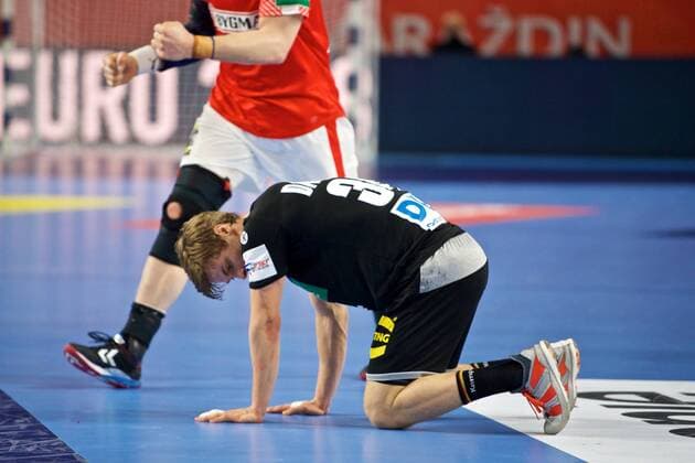 Handball Varazdin 21 01 2018 Championship men s men euro Championships second round Germany GER Denmark DAN Rune Dahmke Germany no. 34