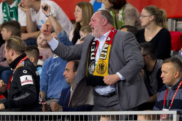 DHB President Andreas Michel man appreciates a gate Germany Czech Republic round handball EHF euro 2018 19 01 18 Varazdin-Varazdin Croatia Varazdin arena Copyright: xAgentur54Gradx xFelixxKoenigx