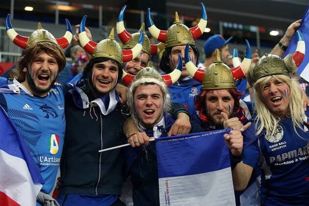 Bilder des Tages - SPORT Handball, EM, Serbien - Frankreich European Handball Championship, Group I, 3rd round, Serbia - France 22.01.2018., Arena Zagreb, Zagreb, Croatia - 2018 European Men s Handball Championship, Group I, 3rd round, Serbia - France. GoranxStanzl PIXSELL