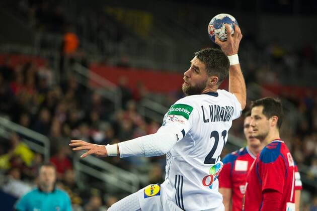 Handball, EM, Serbien - Frankreich KARABATIC Luka (France) HANDBALL : EHF EUROCroatie - Serbie vs France - 21 01 2018 THEOPHILELaurent Panoramic 