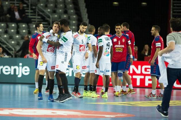 Handball, EM, Serbien - Frankreich MAHE Kentin (France) HANDBALL : EHF EUROCroatie - Serbie vs France - 21 01 2018 THEOPHILELaurent Panoramic 