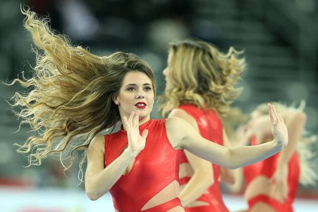 Handball, EM, Cheerleader European Handball Championship, Group I, 3rd round, Sweden - Belarus 22.01.2018., Arena Zagreb, Zagreb, Croatia - 2018 European Men s Handball Championship, Group I, 3rd round, Sweden - Belarus. GoranxStanzl PIXSELL