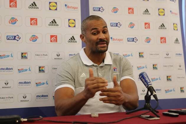 DINART Didier (France) HANDBALL : Conference De Presse Equipe De France - Zagreb - 23 01 2018 TheophileLaurent Panoramic 