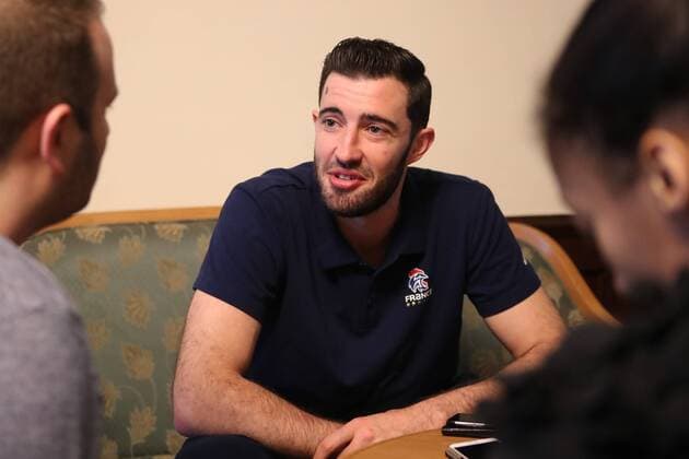 DUMOULIN Cyril (France) HANDBALL : Conference De Presse Equipe De France - Zagreb - 23 01 2018 TheophileLaurent Panoramic 