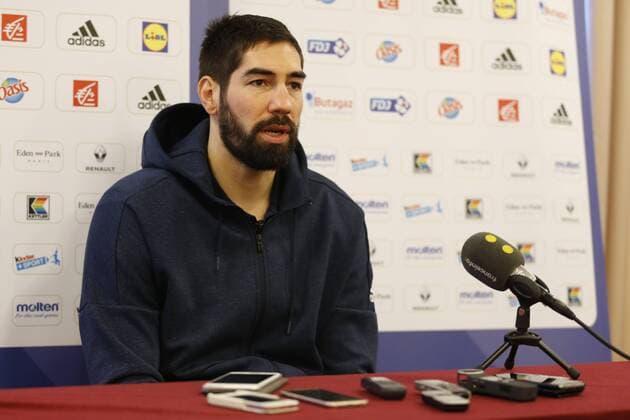 KARABATIC Nikola (France) HANDBALL : Conference De Presse Equipe De France - Zagreb - 23 01 2018 TheophileLaurent Panoramic 