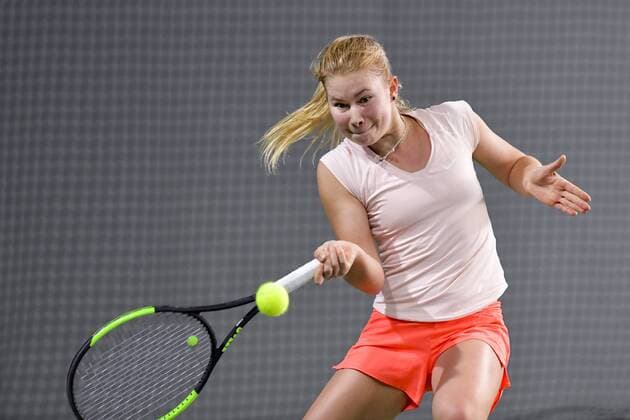 ITF 15 000 dollars international Württemberg Indoor Championships 23 January 2018 tennis international Württemberg Indoor Championships ITF women circuit s $15,000 ladies Valeriya Urzhumova RUS photo TOM BLOCH xtbx