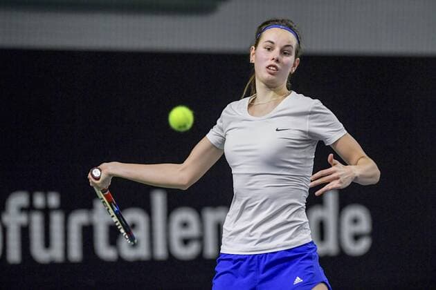 ITF 15 000 dollars international Württemberg Indoor Championships 23 January 2018 tennis international Württemberg Indoor Championships ITF women circuit s $15,000 ladies Aneta Kladivova CZE photo TOM BLOCH xtbx