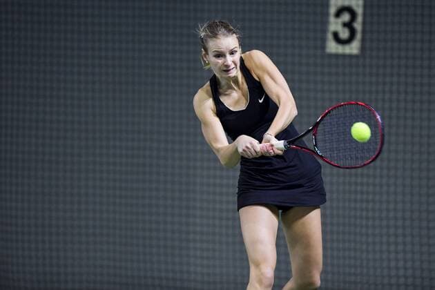ITF 15 000 dollars international Württemberg Indoor Championships 23 January 2018 tennis international Württemberg Indoor Championships ITF women circuit s $15,000 ladies Paulina Czarnik pole photo TOM BLOCH xtbx