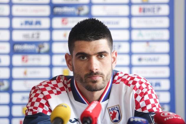 The Westin Hotel held a press conference PK Pressekonferenz of Croatian handball team 23.01.2018., Croatia, Zagreb - The Westin Hotel held a press conference of Croatian handball team, attended by Vlado Sola and Luka Stepancic.  LukaxStanzl PIXSELL