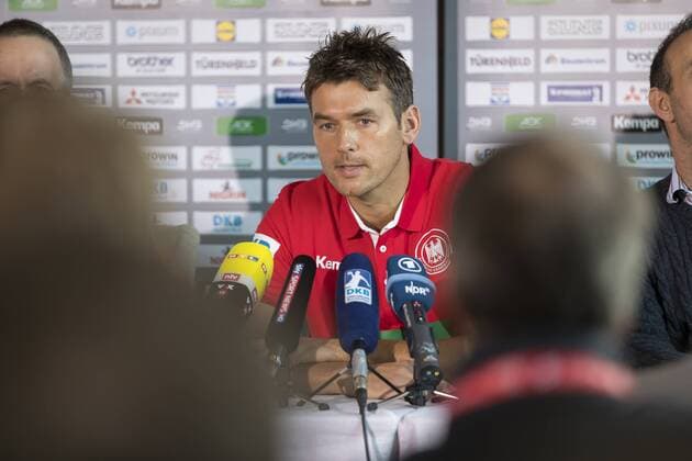Coach Christian Prokop at the press conference media appointment of the German national team round handball EHF euro 2018 23 01 18 Varazdin-Varazdin Croatia Varazdin arena Copyright: xAgentur54Gradx xFelixxKoenigx