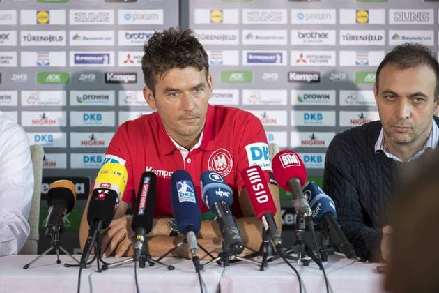 Coach Christian Prokop at the press conference media appointment of the German national team round handball EHF euro 2018 23 01 18 Varazdin-Varazdin Croatia Varazdin arena Copyright: xAgentur54Gradx xFelixxKoenigx