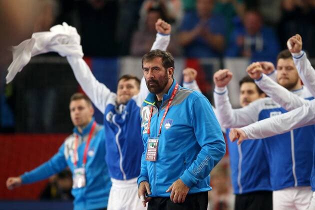European Handball Championship, Group II, 2nd round, Slovenia - Spain 23.01.2018., Arena Varazdin, Varazdin, Croatia - 2018 European Men s Handball Championship, Group II, 2nd round, Slovenia - Spain. Veselin Vujovic.  GoranxStanzl PIXSELL