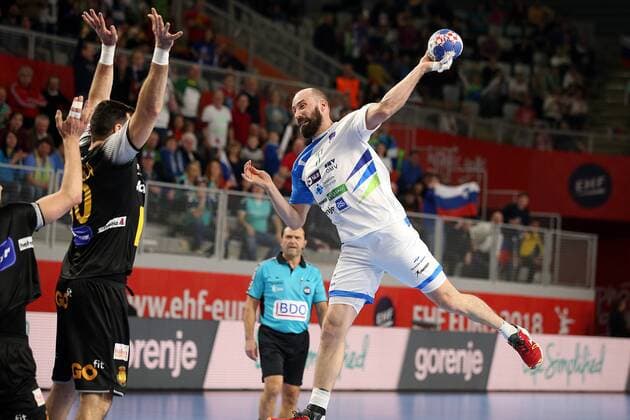 European Handball Championship, Group II, 2nd round, Slovenia - Spain 23.01.2018., Arena Varazdin, Varazdin, Croatia - 2018 European Men s Handball Championship, Group II, 2nd round, Slovenia - Spain. Vid Kavticnik  GoranxStanzl PIXSELL