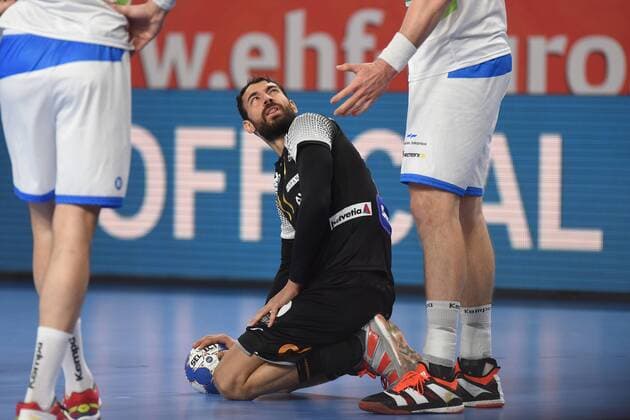 Bilder des Tages - SPORT European Handball Championship, Group II, 2nd round, Slovenia - Spain 23.01.2018., Arena Varazdin, Varazdin, Croatia - 2018 European Men s Handball Championship, Group II, 2nd round, Slovenia - Spain. Daniel Sarmiento  VjeranxZganec-Rogulja PIXSELL