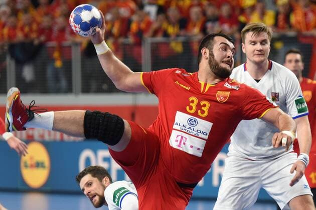 European Handball Championship, Group II, 2nd round, FYR Macedonia - Czech Republic 23.01.2018., Arena Varazdin, Varazdin, Croatia - 2018 European Men s Handball Championship, Group II, 2nd round, FYR Macedonia - Czech Republic. Zarko Pesevski  VjeranxZganec-Rogulja PIXSELL
