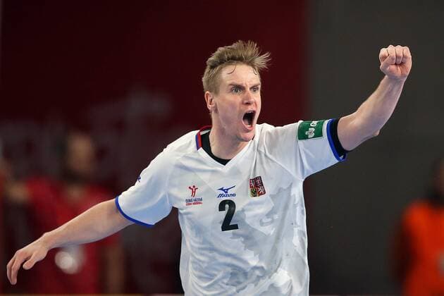 European Handball Championship, Group II, 2nd round, FYR Macedonia - Czech Republic 23.01.2018., Arena Varazdin, Varazdin, Croatia - 2018 European Men s Handball Championship, Group II, 2nd round, FYR Macedonia - Czech Republic. Jakub Hrstka  GoranxStanzl PIXSELL