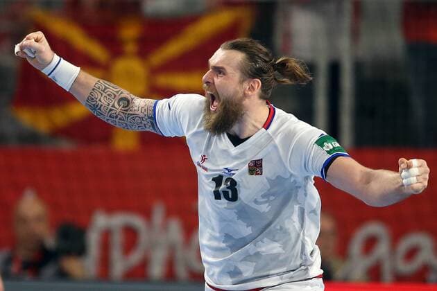 European Handball Championship, Group II, 2nd round, FYR Macedonia - Czech Republic 23.01.2018., Arena Varazdin, Varazdin, Croatia - 2018 European Men s Handball Championship, Group II, 2nd round, FYR Macedonia - Czech Republic. Leos Petrovsky  GoranxStanzl PIXSELL