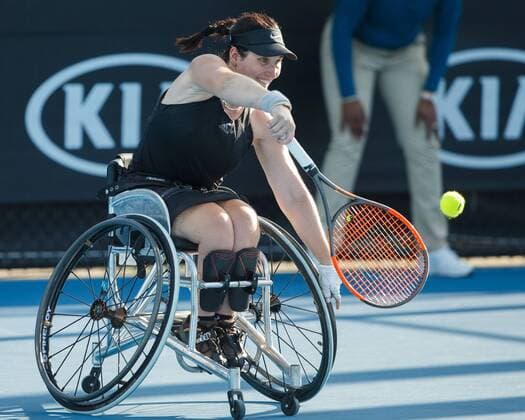 KATHARINA KRUGER GER wheelchair wheelchair tennis Australian Open 2018 Grand Slam ATP WTA Melbourne Park Melbourne Victoria Australia 24 January 2018 Copyright: xJuergenxHasenkopfx