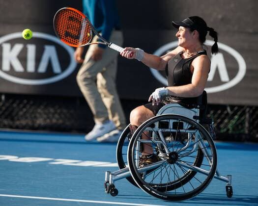 KATHARINA KRUGER GER wheelchair wheelchair tennis Australian Open 2018 Grand Slam ATP WTA Melbourne Park Melbourne Victoria Australia 24 January 2018 Copyright: xJuergenxHasenkopfx