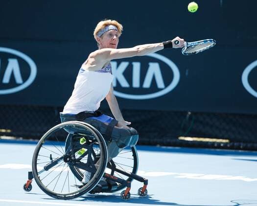 SABINE ELLERBROCK GER wheelchair wheelchair tennis Australian Open 2018 Grand Slam ATP WTA Melbourne Park Melbourne Victoria Australia 24 January 2018 Copyright: xJuergenxHasenkopfx