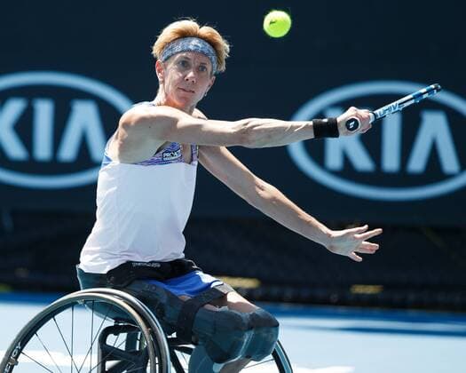 SABINE ELLERBROCK GER wheelchair wheelchair tennis Australian Open 2018 Grand Slam ATP WTA Melbourne Park Melbourne Victoria Australia 24 January 2018 Copyright: xJuergenxHasenkopfx