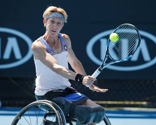 SABINE ELLERBROCK GER wheelchair wheelchair tennis Australian Open 2018 Grand Slam ATP WTA Melbourne Park Melbourne Victoria Australia 24 January 2018 Copyright: xJuergenxHasenkopfx