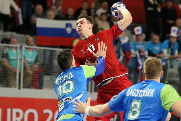 European Handball Championship, Group II, 3rd round, Slovenia - Czech Republic 24.01.2018., Arena Varazdin, Varazdin, Croatia - 2018 European Men s Handball Championship, Group II, 3rd round, Slovenia - Czech Republic. Stanislav Kasparek  GoranxStanzl PIXSELL