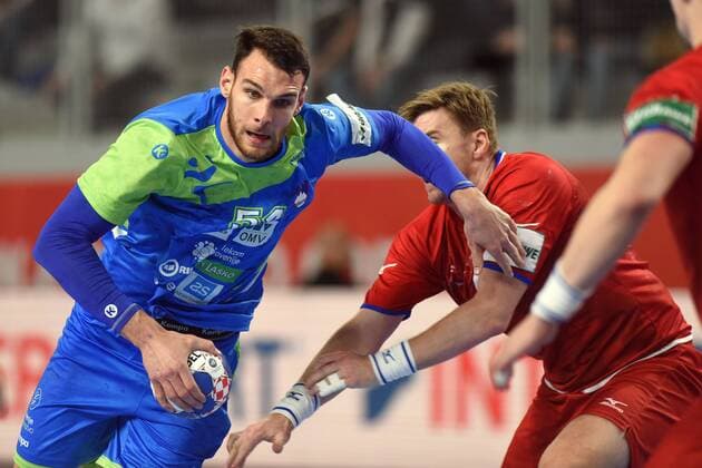 European Handball Championship, Group II, 3rd round, Slovenia - Czech Republic 24.01.2018., Arena Varazdin, Varazdin - Europsko rukometno prvenstvo, skupina II, 3. kolo, Slovenija - Ceska. Borut Mackovsek  VjeranxZganec-Rogulja PIXSELL