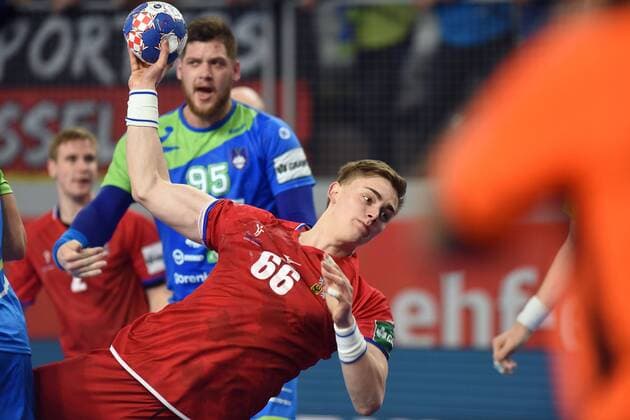 European Handball Championship, Group II, 3rd round, Slovenia - Czech Republic 24.01.2018., Arena Varazdin, Varazdin, Croatia - 2018 European Men s Handball Championship, Group II, 3rd round, Slovenia - Czech Republic. Stepan Zeman  VjeranxZganec-Rogulja PIXSELL
