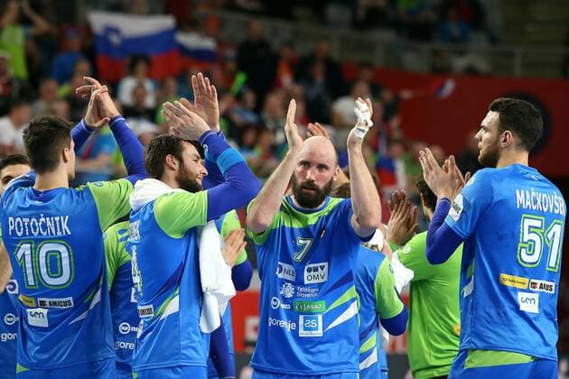 European Handball Championship, Group II, 3rd round, Slovenia - Czech Republic 24.01.2018., Arena Varazdin, Varazdin, Croatia - 2018 European Men s Handball Championship, Group II, 3rd round, Slovenia - Czech Republic. Vid Kavticnik  GoranxStanzl PIXSELL