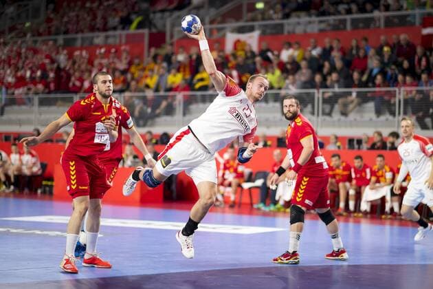 Henrik Toft Hansen No. 23 Denmark Macedonia Denmark round handball EHF euro 2018 24 01 18 Varazdin-Varazdin Croatia Varazdin arena Copyright: xAgentur54Gradx xFelixxKoenigx