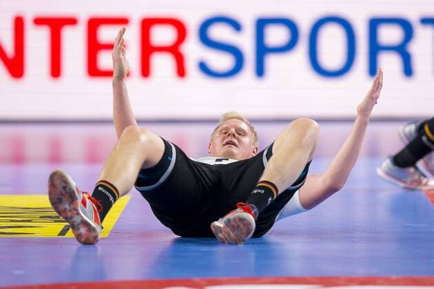 Patrick Wiencek Nr 7 Germany annoys is Germany Spain round handball EHF euro 2018 24 01 18 Varazdin-Varazdin Croatia Varazdin arena Copyright: xAgentur54Gradx xFelixxKoenigx