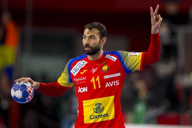 Daniel Sarmiento Nr 11 Spain Germany Spain round handball EHF euro 2018 24 01 18 Varazdin-Varazdin Croatia Varazdin arena Copyright: xAgentur54Gradx xFelixxKoenigx