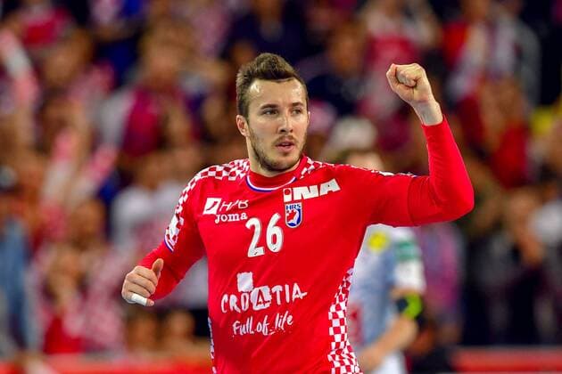 Manuel Strlek 180124 handball Croatia s match between Croatia and France during Handball CHAMPIONSHIPS on January 24, 2018 2018 in Zagreb  Copyright: LUDVIGxTHUNMAN BB180124LT179