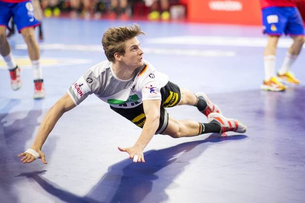 Rune Dahmke Nr 34 Germany Spain round handball EHF euro 2018 24 01 18 Varazdin-Varazdin Croatia Varazdin arena Copyright: xAgentur54Gradx xFelixxKoenigx