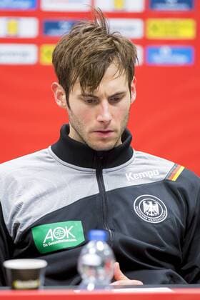 Uwe of Gali No. 3 Germany after the defeat at the press conference of Germany Spain round handball EHF euro 2018 24 01 18 Varazdin-Varazdin Croatia Varazdin arena Copyright: xAgentur54Gradx xFelixxKoenigx