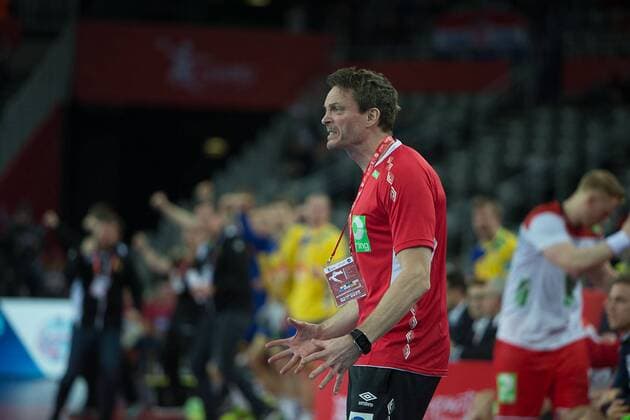 BERGE Christian (Norvege - Norway) HANDBALL : EHF EUROCroatie - Suede vs Norvege - 24 01 2018 THEOPHILELaurent Panoramic 