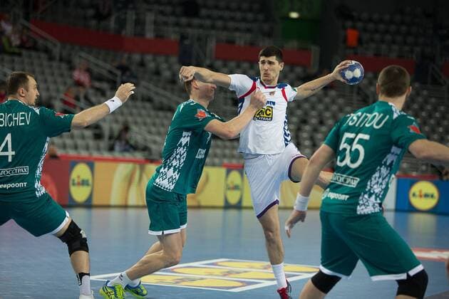CRNOGLAVAC Nikola (Serbia - Serbie) HANDBALL : EHF EUROCroatia - Serbie vs Bielorussie - 24 01 2018 THEOPHILELaurent Panoramic 