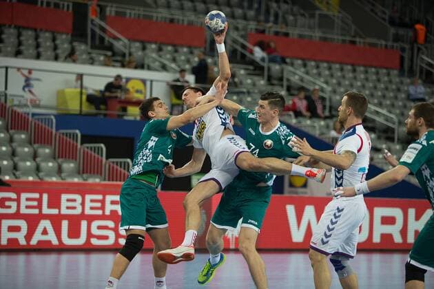 ZELENOVIC Nemanja (Serbia - Serbie) HANDBALL : EHF EUROCroatia - Serbie vs Bielorussie - 24 01 2018 THEOPHILELaurent Panoramic 