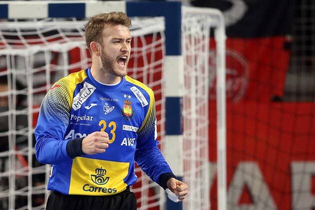 European Handball Championship, Group II, 3rd round, Germany - Spain 24.01.2018., Arena Varazdin, Varazdin, Croatia - 2018 European Men s Handball Championship, Group II, 3rd round, Germany - Spain. Gonzalo Perez de Vargas  GoranxStanzl PIXSELL