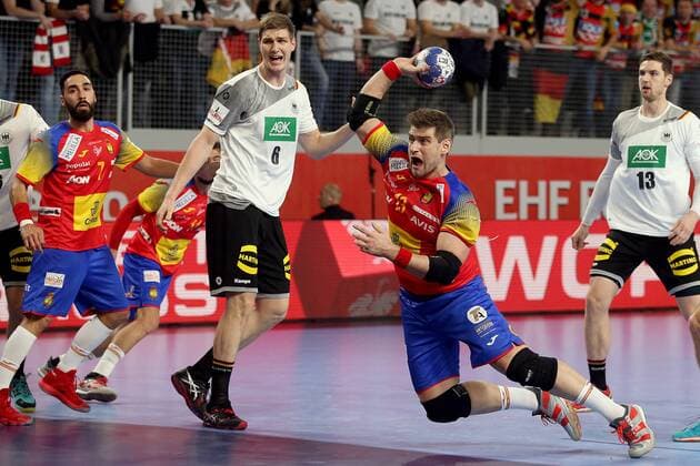 Bilder des Tages - SPORT European Handball Championship, Group II, 3rd round, Germany - Spain 24.01.2018., Arena Varazdin, Varazdin, Croatia - 2018 European Men s Handball Championship, Group II, 3rd round, Germany - Spain. Julen Aguinagalde  GoranxStanzl PIXSELL