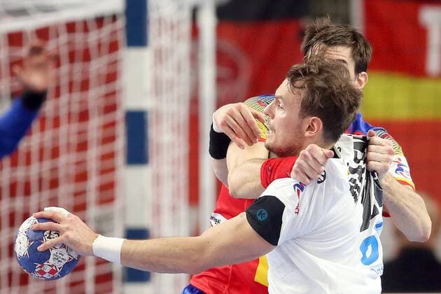 European Handball Championship, Group II, 3rd round, Germany - Spain 24.01.2018., Arena Varazdin, Varazdin, Croatia - 2018 European Men s Handball Championship, Group II, 3rd round, Germany - Spain. Kai Hafner  GoranxStanzl PIXSELL