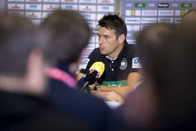 Coach Christian Prokop during the press conference press conference of the German team after being eliminated from the European Championship main round handball EHF euro 2018 25 01 18 Sveti Martin Sveti Martin Croatia Varazdin arena Copyright: xAgentur54Gradx xFelixxKoenigx